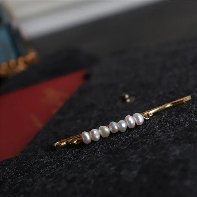 Baroque Freshwater Pearls Hairpins Tiara Hair Accessory for Women