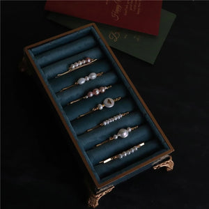 Baroque Freshwater Pearls Hairpins Tiara Hair Accessory for Women