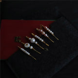 Baroque Freshwater Pearls Hairpins Tiara Hair Accessory for Women