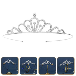 Rhinestone Wedding Bride Headband Hair Bridal Headdress Prom Elegant