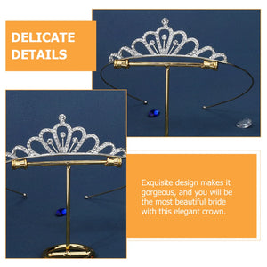 Rhinestone Wedding Bride Headband Hair Bridal Headdress Prom Elegant