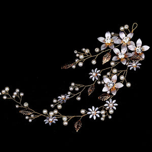Tiara Wedding Hair Comb Clip Flower Women Wedding Hair Jewelry Headband