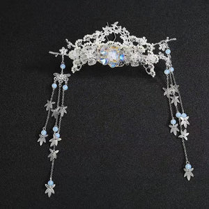 Bridal Hair Comb Ladies Headdress Jewelry Wedding Crown Hairpin Set