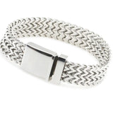 Tiasri 13mm Men's Bracelet Stainless Steel Punk Style