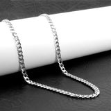 Tiasri 5mm Cuban Link Men's Necklace High Stainless Steel