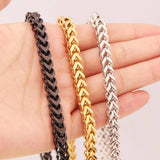 6mm Dragon Skeleton Choker Necklace Silver Chain