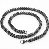 6mm Dragon Skeleton Choker Necklace Silver Chain