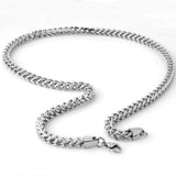 Tiasri 6mm Punk Style Necklace For Man Stainless Steel Choker Chain