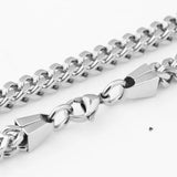 Tiasri 6mm Punk Style Necklace For Man Stainless Steel Choker Chain