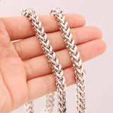 Tiasri 6mm Punk Style Necklace For Man Stainless Steel Choker Chain