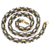 8mm Byzantine Necklace Gothic Punk Stainless Steel Accessories