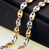 Tiasri Bohemian Style Necklace Bracelet High Stainless Steel Chain