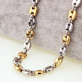 Tiasri Bohemian Style Necklace Bracelet High Stainless Steel Chain