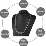 Tiasri Cuban Link Chain Collar Choker Man Necklace