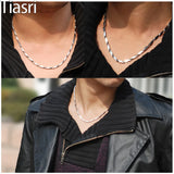 3mm Stainless Steel Bohemian Necklace Men Women