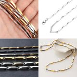 3mm Stainless Steel Bohemian Necklace Men Women