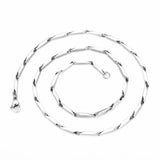 3mm Stainless Steel Bohemian Necklace Men Women