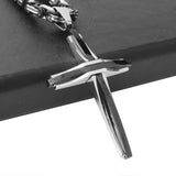Halloween Goth Chain Byzantium Choker Necklace Cross Pendant