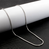 Tiasri Stainless Steel Choker Collar Chain Link Snake Chain Necklace
