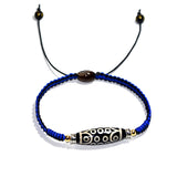 Tibet 21eyes DZI Jewelry Special Hand-knitted Diamond Knot Women's Bracelet