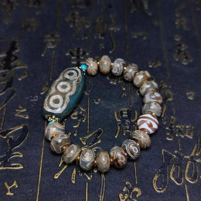 Tibet 3 Eyes Oblate 6Eyes Totem Bracelet