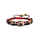 Tibet 3 Eyes Tortoise Dzi Beads Bracelet