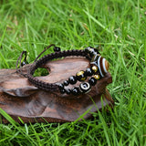 Tibet 3 Eyes Tortoise Dzi Beads Bracelet
