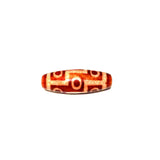 Orange 9 Eyes Dzi Bead Dragon Agate Beads Men Women DIY
