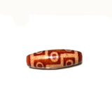 Orange 9 Eyes Dzi Bead Dragon Agate Beads Men Women DIY