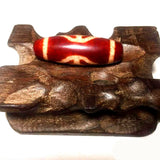 Tibet Agate Dzi Bead Red Big 13*38mm Dragon Agate Beads