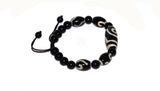 Tibet Agate Dzi Beads 12*29mm Eyes Dzi Money Hook Bracelets