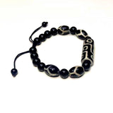 Tibet Agate Dzi Beads 9 Eyes Bracelet for Men & Women