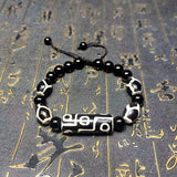 Tibet Agate Dzi Beads 9 Eyes Bracelet for Men & Women