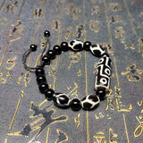 Tibet Agate Dzi Beads 9 Eyes Bracelet for Men & Women