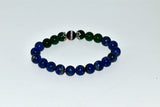 Tibet Agate Dzi Bead Bracelet Lapis Agate Beads Women's Jewelry