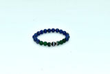 Tibet Agate Dzi Bead Bracelet Lapis Agate Beads Women's Jewelry