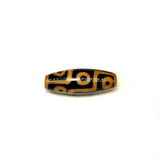 Tibet Amulet 9 Eyes DZI Beads & Agate Beads 10x30mm Men Women Jewelry DIY