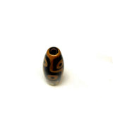 Tibet Amulet 9 Eyes DZI Beads & Agate Beads 10x30mm Men Women Jewelry DIY