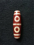 Tibetan Dzi Beads Red Chalcedony Pendant