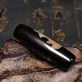 Tibet Black/White Guan yin Totem Blood-Stained Dragon Pattern Agate Dzi Beads