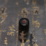 Tibet Black/White Guan yin Totem Blood-Stained Dragon Pattern Agate Dzi Beads