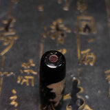 Tibet Black/White Guan yin Totem Blood-Stained Dragon Pattern Agate Dzi Beads