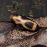 Tibet Brown/Beige God of Wealth Totem DZI Beads Agate Beads