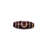Tibet Brown/Beige Ji 3/5/7 Eyes Totem DZI Beads 11*29mm Agate Beads