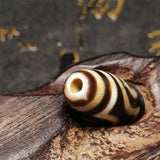 Tibet Brown/White 2 Eyes Totem 29mm Agate DZI Beads Men`s&Women`s Amulet