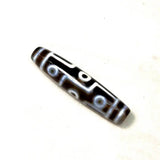 Tibet DZI Beads 12*55mm Agate Stone 9 Eyes DZI Amulet Jewelry DIY