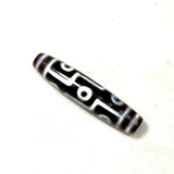 Tibet DZI Beads 12*55mm Agate Stone 9 Eyes DZI Amulet Jewelry DIY