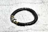 Tibet DZI Bracelet Daluo Double Tiger Tooth Totem Agate Beads
