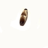 Tibet Deep Coffee Black/Yellow Wealth Totem 37mm Agate DZI Beads