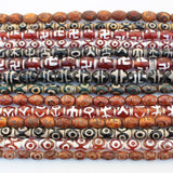 Tibet Dzi Oval Agates Beads Wholesale for Jewelry Making